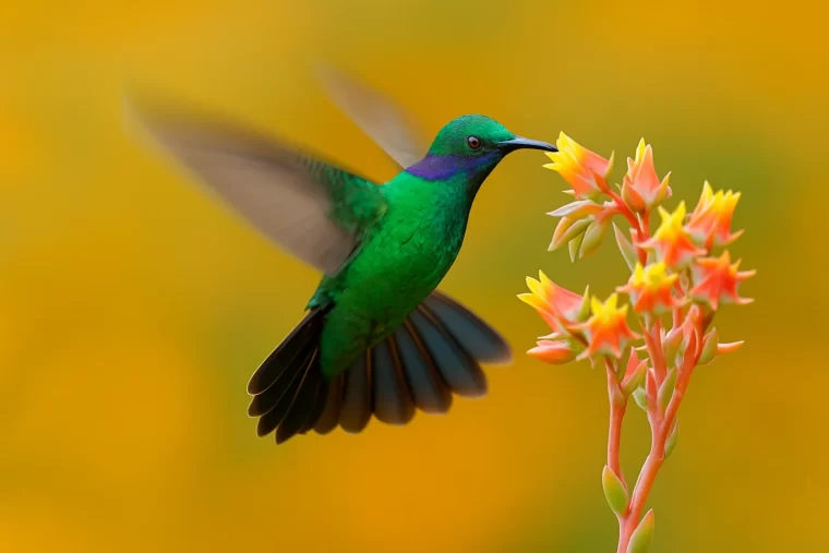 ¿Cuánto tiempo puede mantenerse el colibrí en el aire?
